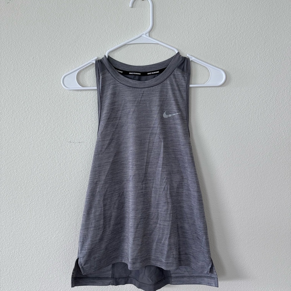 Nike Gray Racerback Workout Top